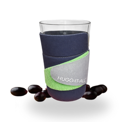 HUGG IT ALL Smart Wrap Insulated Drink Sleeve – DK Grey/Green
