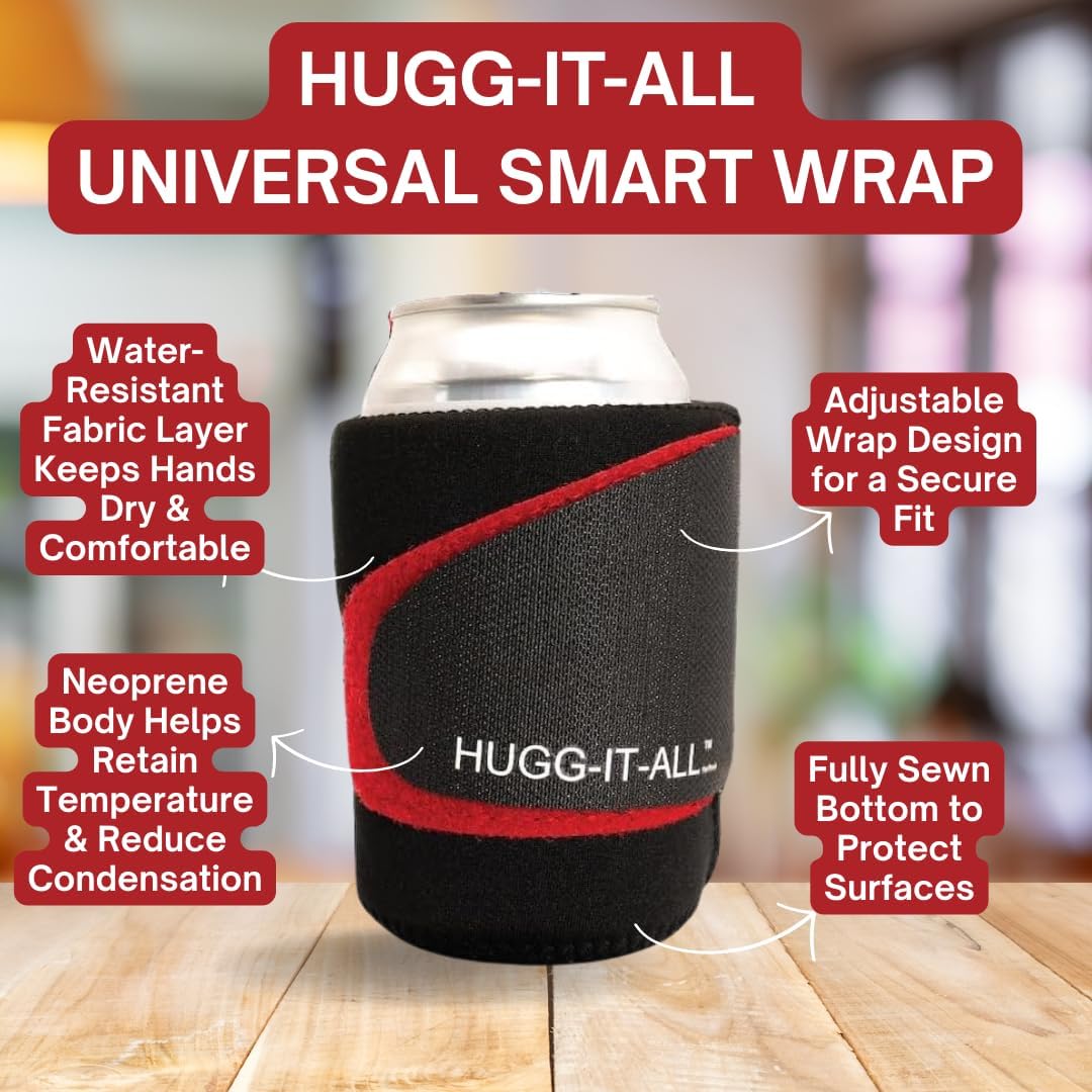 HUGG-IT-ALL Smart Wrap-Blk/Red