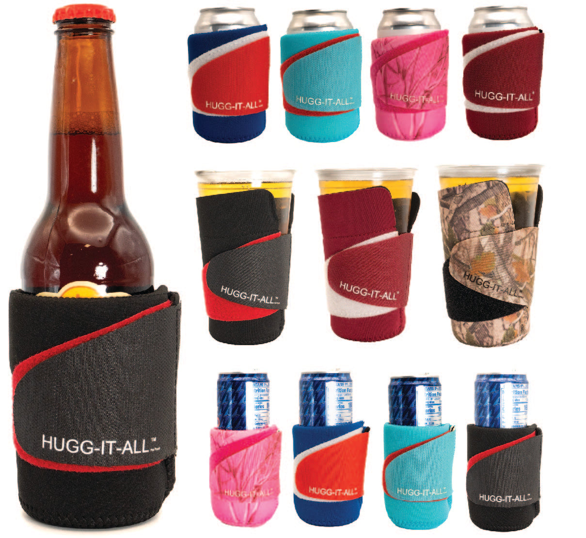 HUGG-IT-ALL Neoprene Drink Sleeve