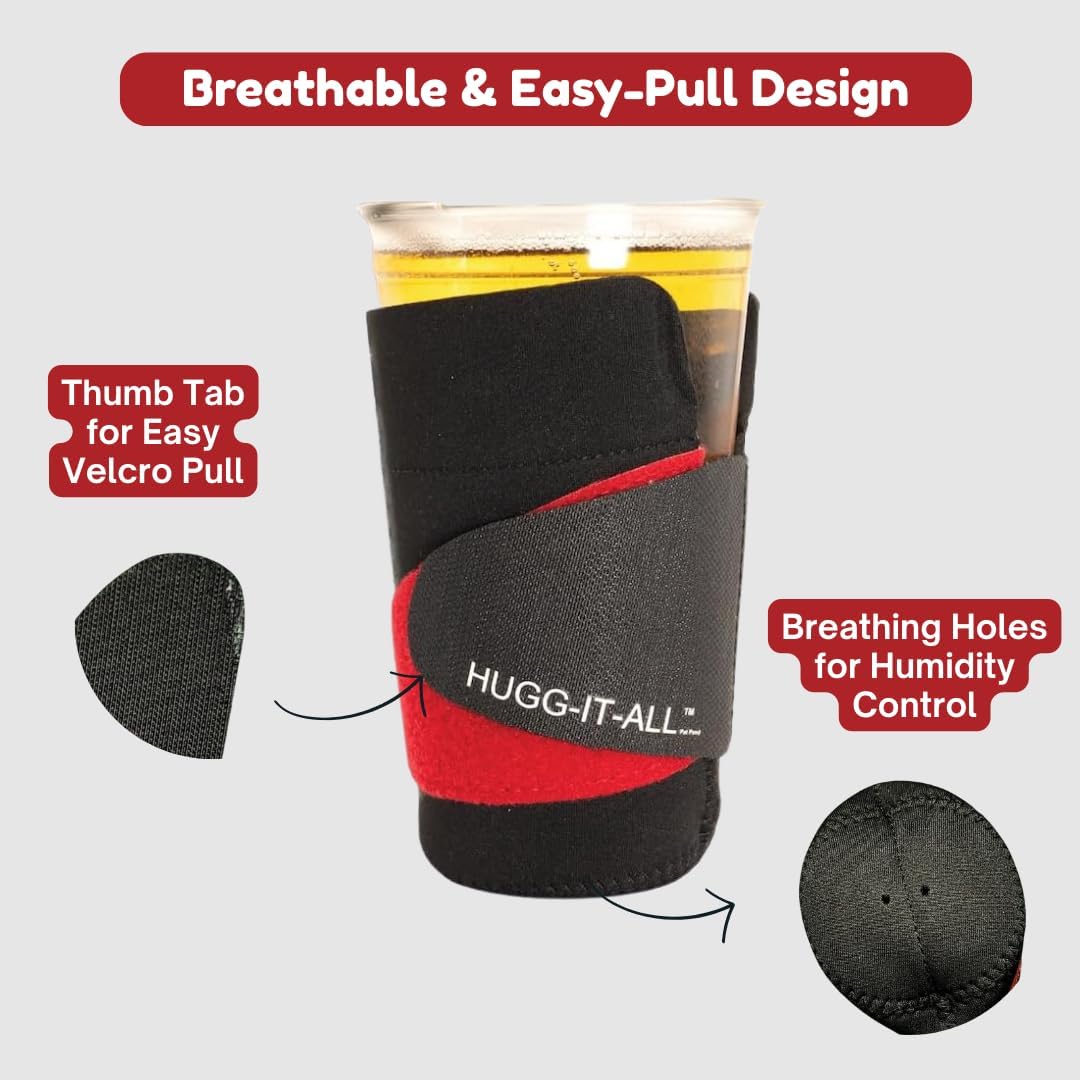 HUGG-IT-ALL Smart Wrap-Blk/Red